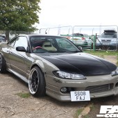 A black and grey Nissa Silvia at the Forge Action Day 2019