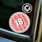 wide arched BMW E30 stickers