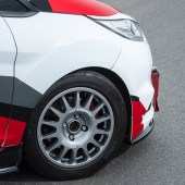 front wheels on tuned ford fiesta mk7