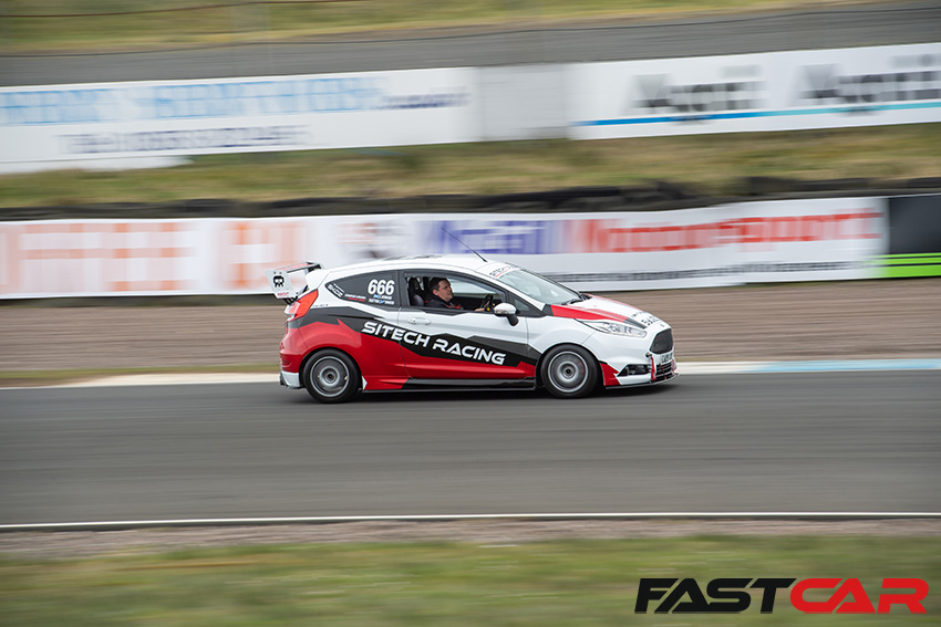 side driving shot tuned ford fiesta mk7