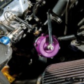 tuned Ford Focus RS Mk1 track car dump valve