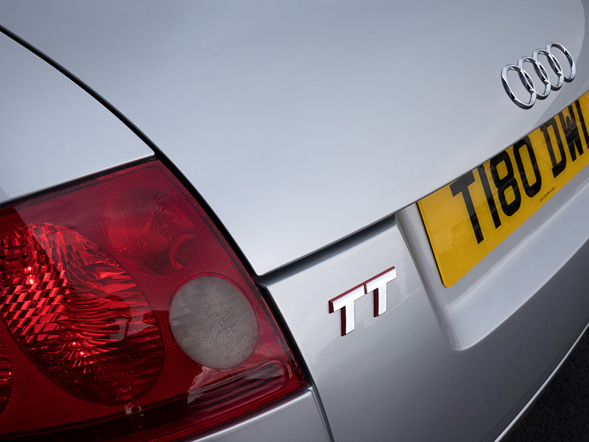 Audi TT Mk1 close up of badge
