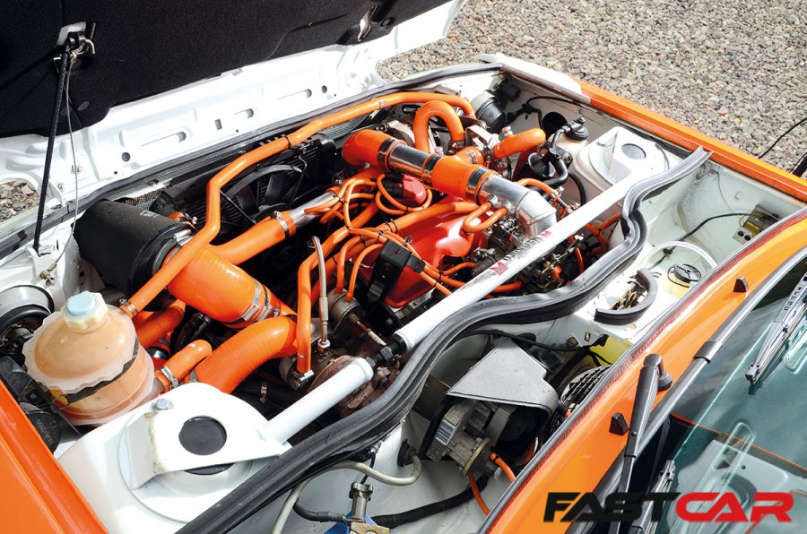 tuned Renault 5 GTT engine