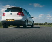 Rear driving shot of VW golf GTI Mk5