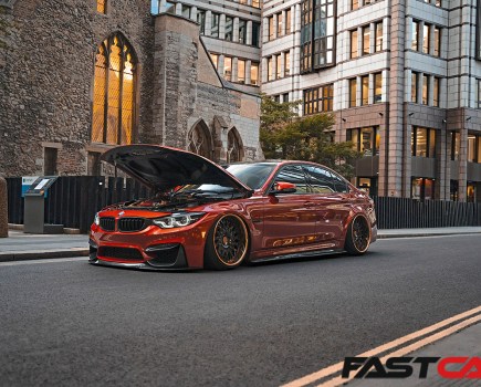 front 3/4 shot of tuned f80 m3