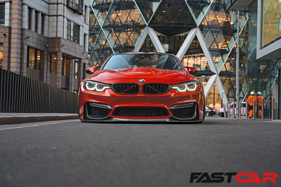 front on shot of tuned f80 m3