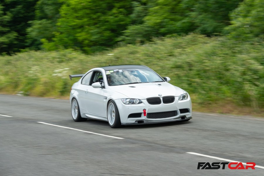 supercharged E92 M3 on the road