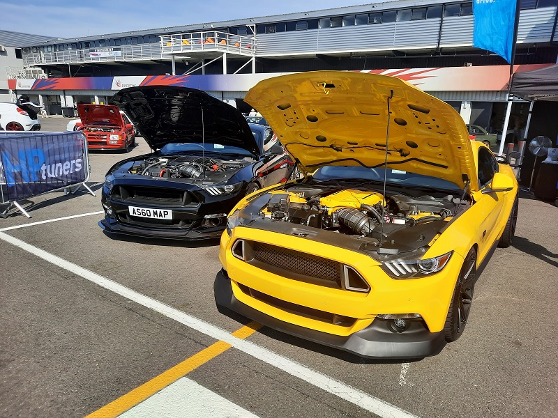 Mustangs on display at Ford Fair