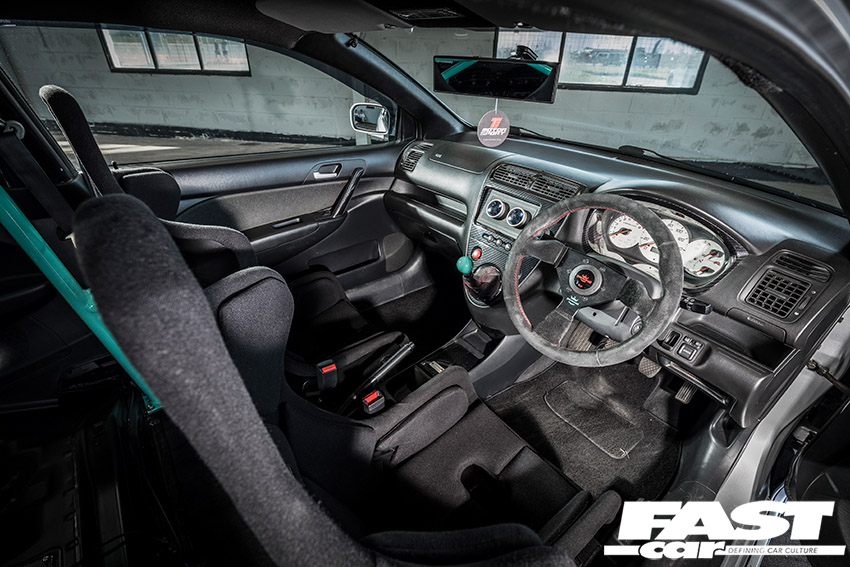 Modified interior of Honda Civic Type R EP3