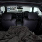 The Mitsubishi's interior prior to Pimp My Ride