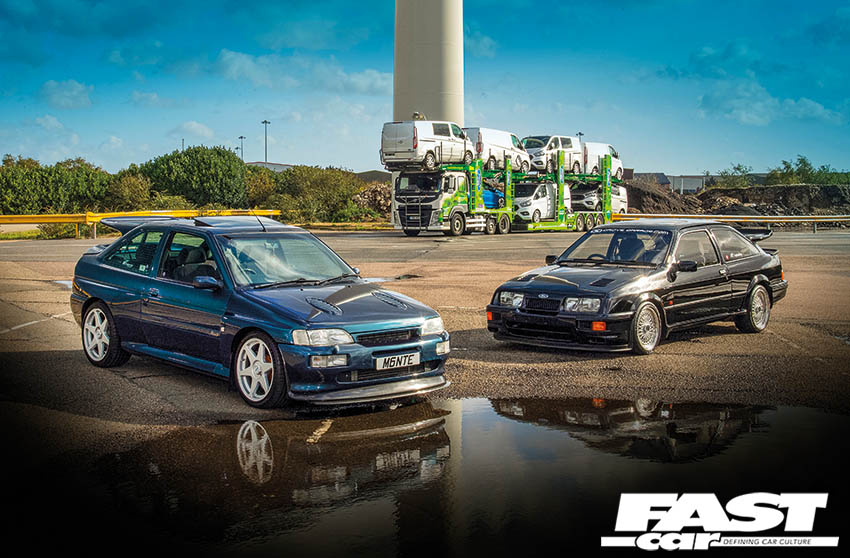 Ford Fair Feature Cars - Escort Cosworth Monte & Sierra RS500 Cosworth