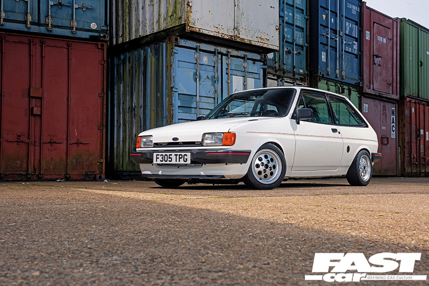 Modified Ford Fiesta XR2 front shot
