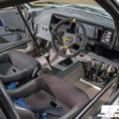 Modified Ford Fiesta XR2 interior shot