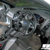 Stock interior of Modified Ford Focus ST MK3