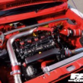 1.8T engine from Audi TT in modified Mk1 Golf GTI
