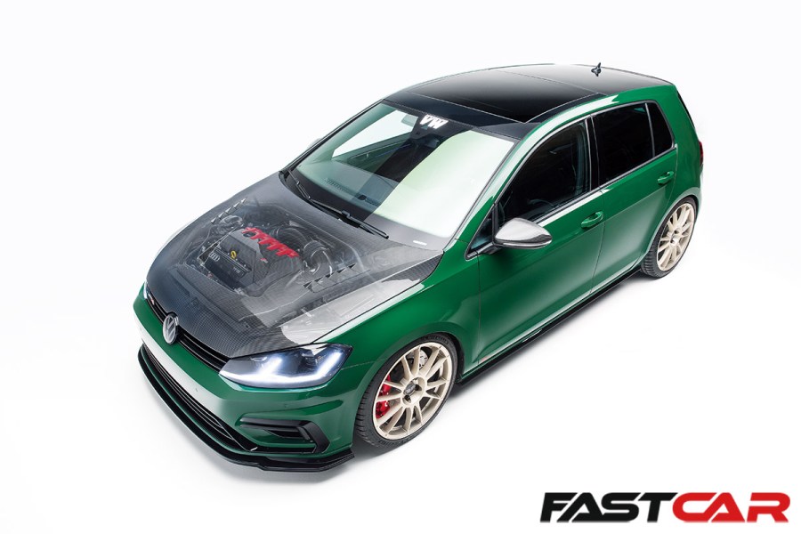 front 3/4 shot of modified Mk7 Golf R
