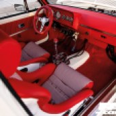Modified VW Rabbit Mk1 - interior shot