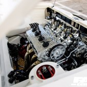 clean 16v engine in Mk1 rabbit