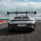 The rear end of the Porsche 911 GT3 RS