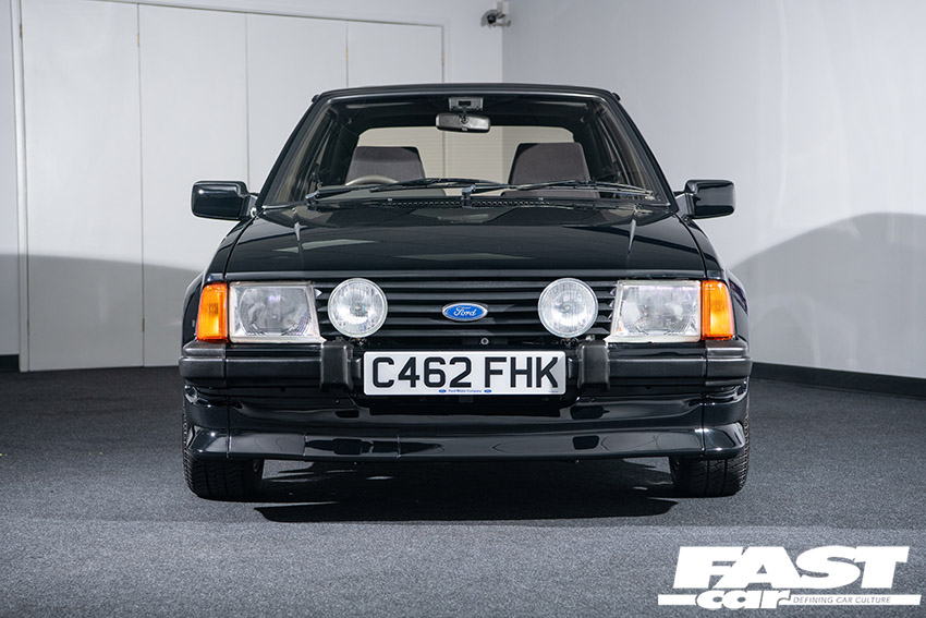 Princess Diana's Escort RS Turbo front on