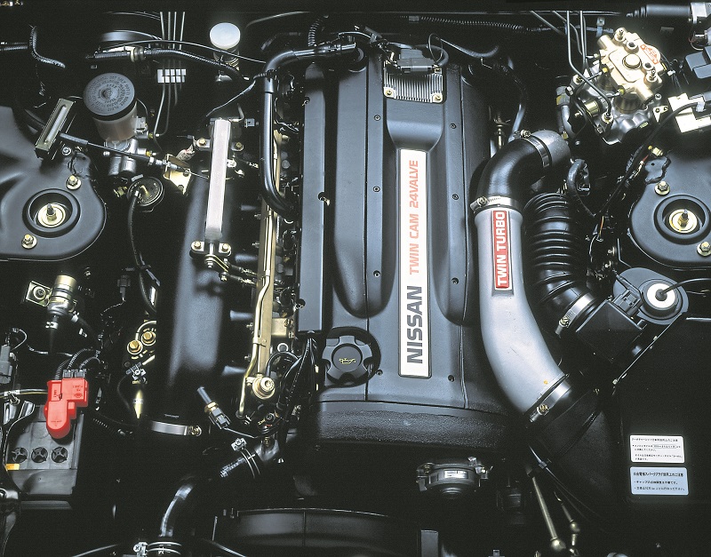 The Nissan Skyline GT-R R32's legendary RB26 engine