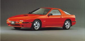 red Mazda RX-7 FC