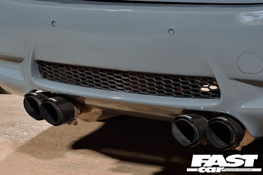 Supercharged BMW E91 M3 Touring - exhaust