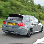 Supercharged BMW E91 M3 Touring - rear driving shot