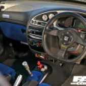 Cockpit of Turbocharged Ford Puma