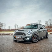 Turbocharged R56 Mini with 402whp - Front shot