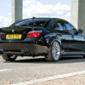 BMW M5 E60 rear shot