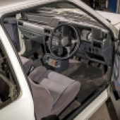 Interior on Ford Escort RS Turbo S1