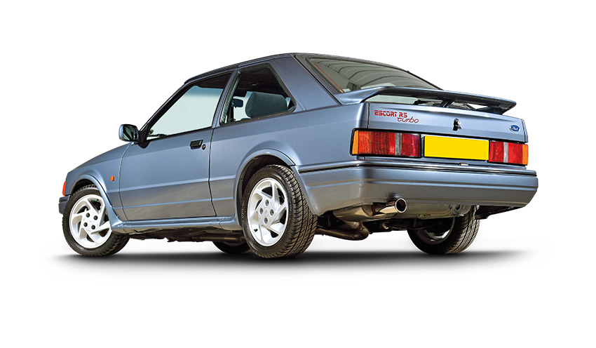 Rear shot of Ford Escort RS Turbo S2 