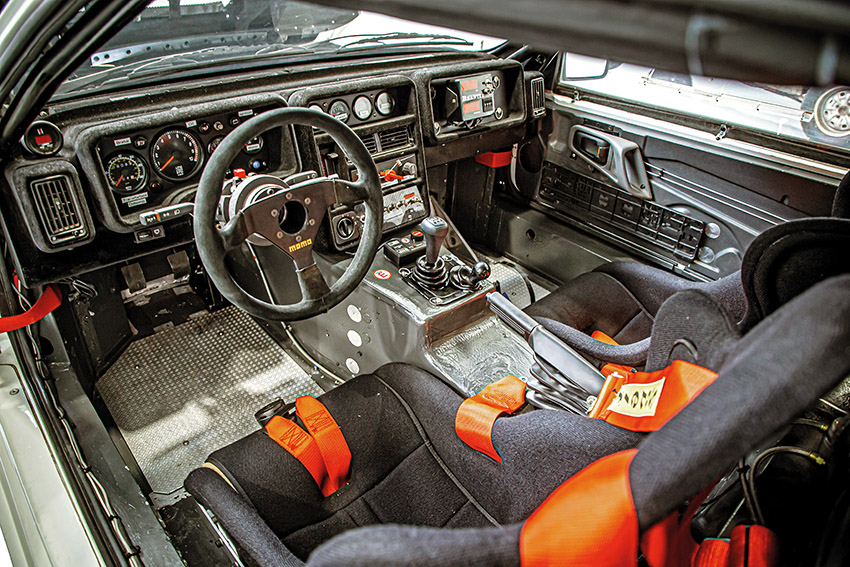 Interior on Ford RS200