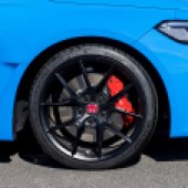 19 inch wheels on blue Honda civic Type R FL5