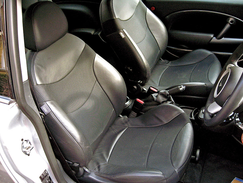 Interior shot on Mini R50
