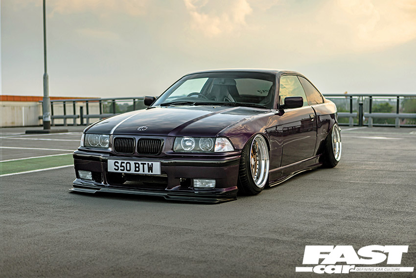 BMW three-seater coupe (E36) with S50 engine swap!