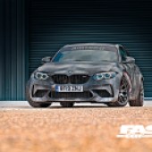 Front end shot of modified bmw m2 competition