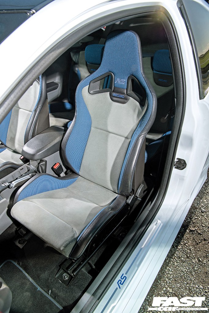 Recaro Bucket Seats on Modified ford Focus RS Mk2