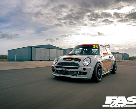 Driveby of modified mini R50 race car