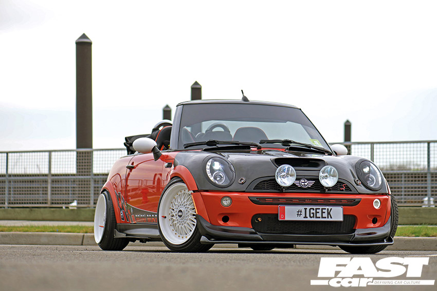 Modified Mini R52 Cabriolet, Geeked Out