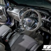 Interior on tuned ford fiesta st180