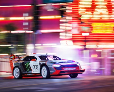 Electrikhana: Ken Block takes on Las Vegas in a 1400hp Audi