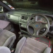 Interior on Ford Escort RS2000