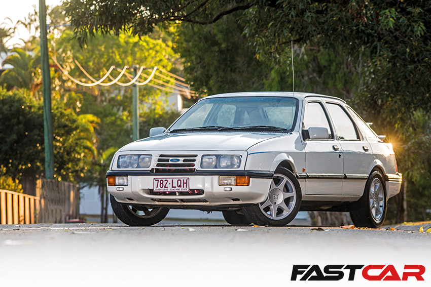 Front 3/4 on Ford Sierra XR8