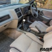 Interior shot of Ford Sierra XR8