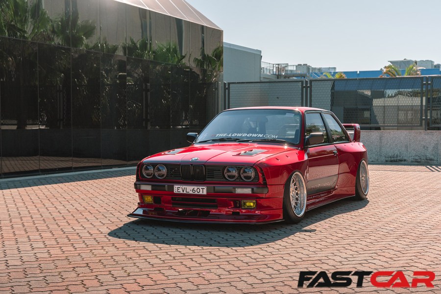 front shot of bmw e30