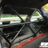 Roll cage in modified BMW M3 E46