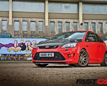 Front 3/4 shot of Modified Ford Focus ST Mk2