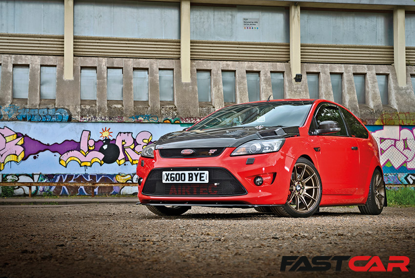 Front 3/4 shot of Modified Ford Focus ST Mk2